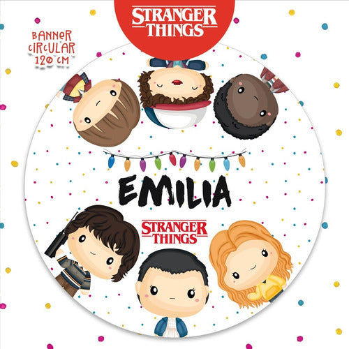 Kit Imprimible Personalizado Stranger Things | Cumpleaños 4