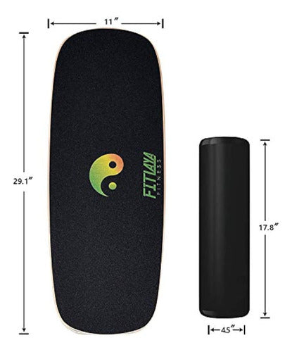 Fitlaya Fitness Balance Board Trainer Equipo De Entrenamient 1