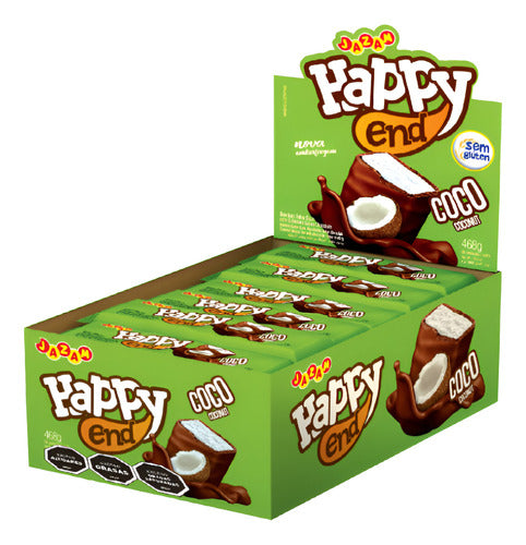 Happy Chocolate Coco Bar Jazam - 36 Units 0