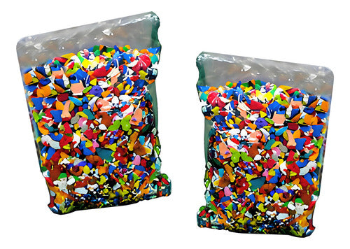 Goma Eva Picada Multicolor Fraccionada 30 X100g 0