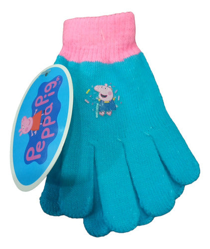 MODA FLOW Peppa Pig Winter Gloves for Kids 1