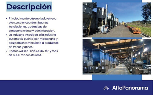 Importante E Impecable Planta Industrial 1