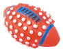 Mercadoflash Rugby Textured Pet Toy Ball with Squeaker 0