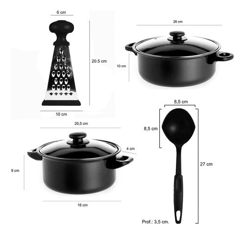 Fary Home 12-Piece Teflon Cookware Set Bz3 2