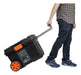 Truper Toolbox 23 Inch Telescopic Handle with Wheels 5