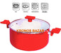 28 cm Ceramic Non-Stick Casserole with Glass Lid and Silicone Handles 6