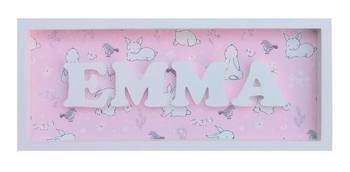 Artemart Deco Cuadro Con Nombre Nacimiento-Baby Shower-Deco 0