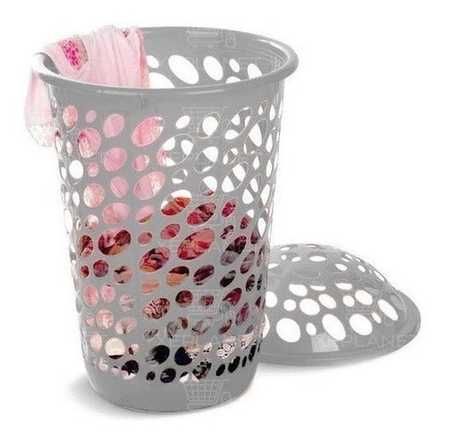 Colombraro Plastic Laundry Hamper Basket Pack of 6 5