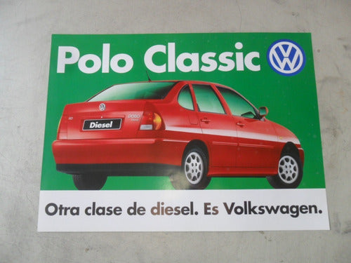 Folleto Vw Polo Classic Catalogo No Manual Auto Clasico 0