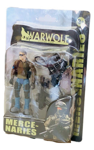 Warwolf Soldado Muñeco Articulado Tipo Gijoe Figura Accion F 1