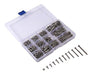 Yosoo 440 Pcs M3 Stainless Steel Hexagonal Head Socket Cap Screws and Nuts Kit 1