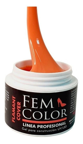 Fem Color UV LED Gel Flamant 30g Nail Construction LFME 0