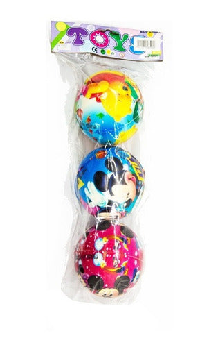 TOY Pelotas Diseños Infantiles X3 Pack X2 Unidades Suchina Sa 0