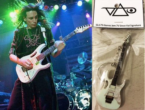 Ibanez Pack of 3 Steve Vai Jem Guitar Keychains 1