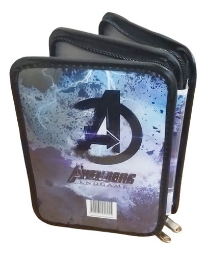 Avengers 2-Tier Pencil Case. PVC High Quality. Spacious 1