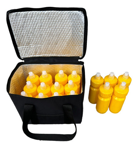 DC Bike 1 Thermal Tote Bag with 12 Sport Bottles + Free Gel 0