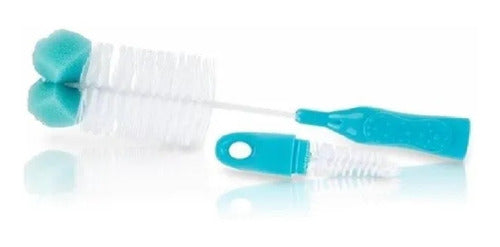 Nuby 2-in-1 Bottle and Nipple Brush 3