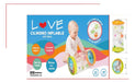 Love Inflatable Cylinder Game with Balls for Babies 7