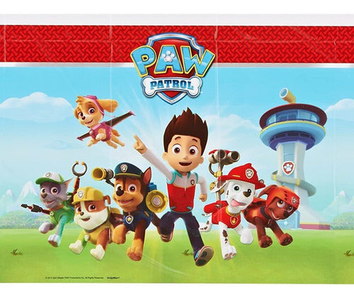 Amscan Paw Patrol Plastic Table Cover 54 X 96 2