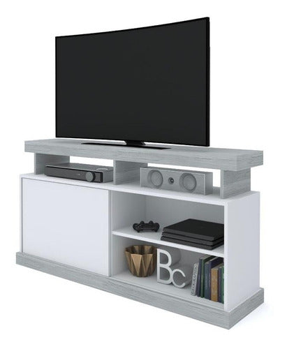 Modern TV Stand with Wheels for Smart LCD LED up to 55 Inches 1