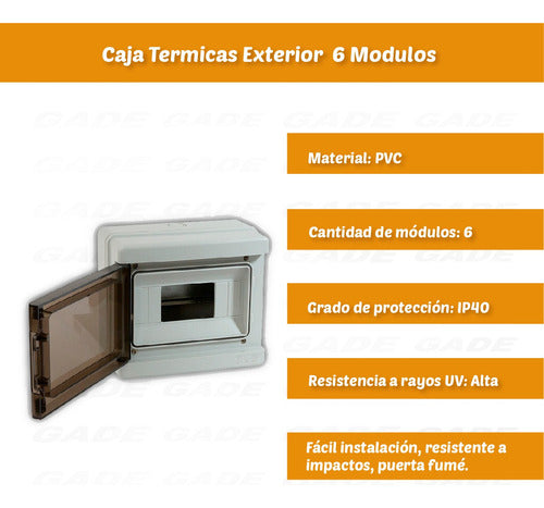 Caja Termicas Exterior 6 Modulos Pvc Welt 1