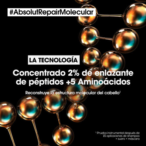 L'Oréal Professionnel Crema Sin Enjuague Absolut Repair Molecular 100ml 3