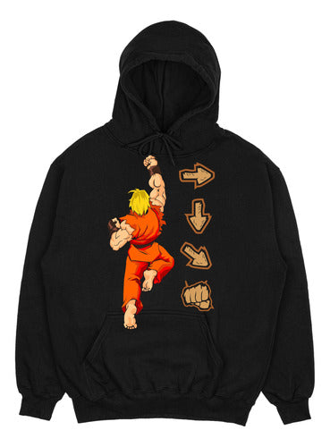 Memo Estampados Ken Street Fighter Hoodie 0