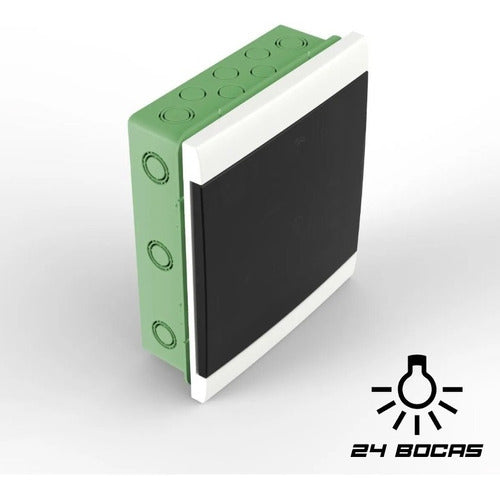 Caja Para Termicas Din 24 Bocas Modulos Embutir Genrod 1