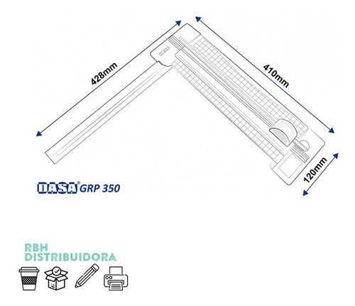 Dasa Guillotina Cizalla Grp350 Portatil 8 Hjs Opc. Troquel 1