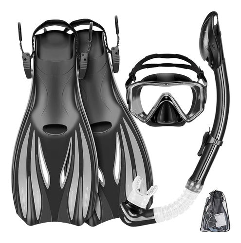 Zeeporte Dive Snorkeling Equipment Set for Adults and Kids - Mask, Fins & Snorkel 0