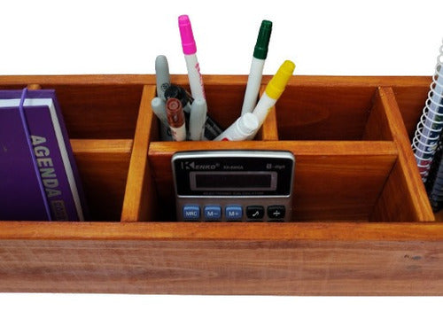 Family Wood Organizer Desktop, Pen Holder, Pencil Holder 5