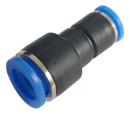 Conexão Pneumática Engate Rápido União Redução10 X 8mm 5 Pç 0