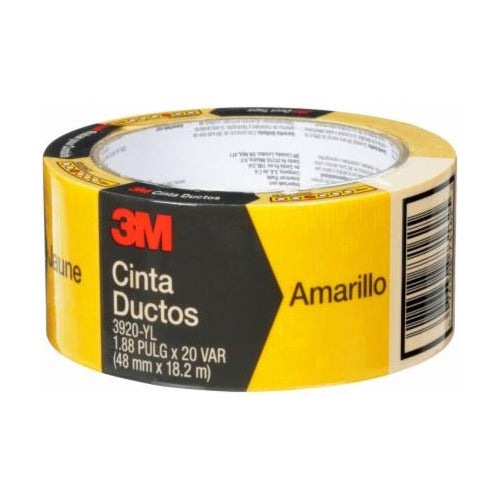 3M Yellow Duck Tape 48mm X 18mts - Electroimporta 0