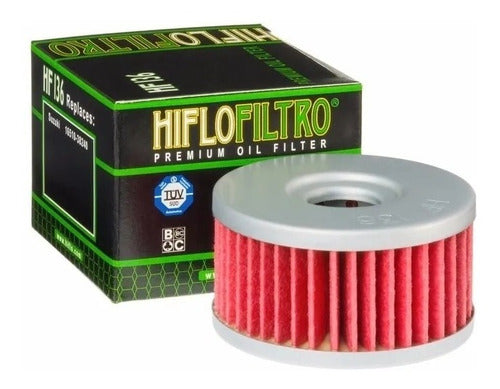 Filtroaceite Hiflo Hf136 Suzuki Dr 250 350 Cta 0