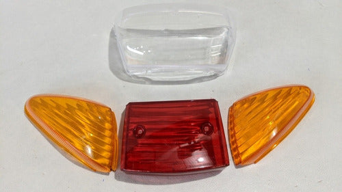 Acrylics Front and Rear Headlight and Dashboard for Honda Wave NF100 3