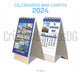 Customized Mini Desk Calendar Carpita x15 1