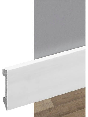 MaxCore Waterproof PVC Baseboard 2.90m Square 14mm x 75mm 0