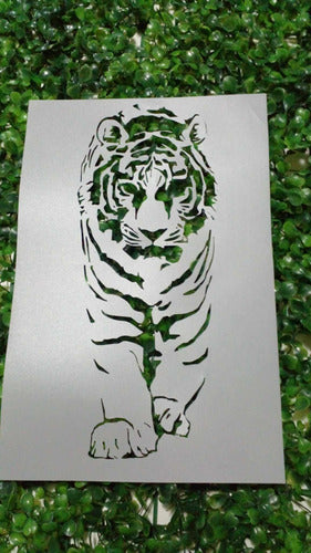 Stencil  Leon Y Tigre   Set 83 Leer Descripcion 1