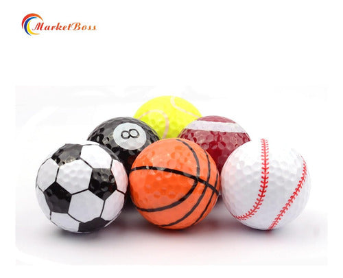 Marketboss Pelota Golf 6u. 3