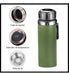 Stainless Steel 1 Liter Thermos Bottle with LED Display Temperature and Filter 45