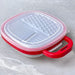 Generic Red Grater with Container L 20cm X W 20cm X H 6cm 0