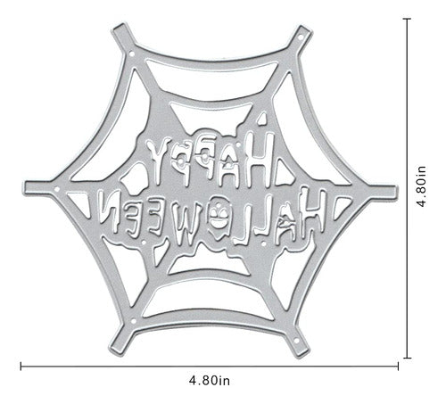 Hying Halloween Spider Cutting Die Template 1