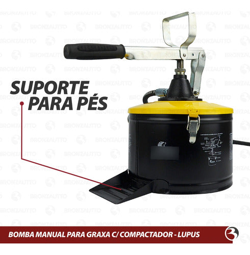 Engraxadeira Manual 4kg Bomba Graxa Profissional Lupus 7003 2