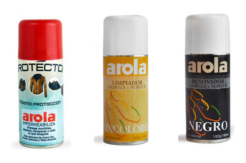 Arola Combo Protector + Cleaner + Suede Renovator 2