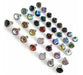 YORANYO 100 Mixed Color 6mm Crystal Rivet Sets 5