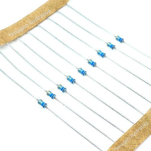 Elumiled 30 Metal Film Resistors 1/2W 0.5W 100 Ohm 100R 100E 5% 0