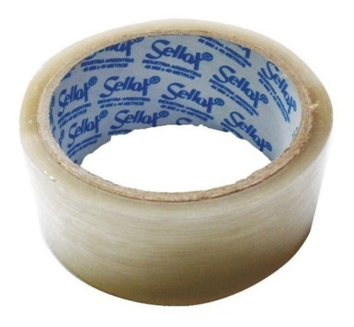 Sellox Transparent Packaging Tape 48 Mm X 40 Metres 0