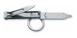 Victorinox Nail Clip 8.2055.C Stainless Steel Keychain Nail Clipper with File 0