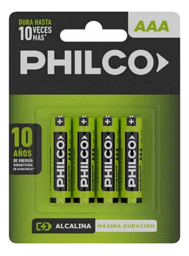 Philco 40 AAA Alkaline Batteries 1.5V Pack 0