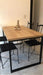 NUEVOS AIRES Industrial Dining Table 1.20x0.80 3